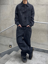 Dyeing Crop Trucker Jacket (No.851)