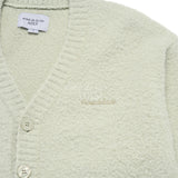 24FW Vネックブークルカーディガン ミント