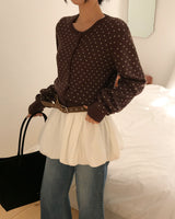 [ORIGINAL] Poky Dot Knit Cardigan