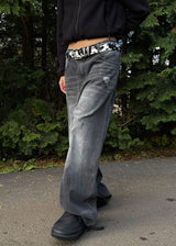 DOUBLE POCKET WIDE DENIM