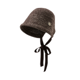 Basic Wool Knit Bonnet Hat (Brown)