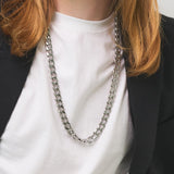 a men's long-chain necklace_CLEF OG NO.3 NEC