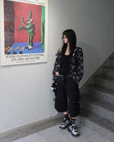 [UNISEX] バミューダカーゴワイドパンツ