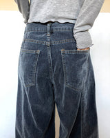 Bellan Velvet Curved Denim Pants