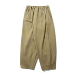 Structured Long Balloon Pants (Deep Beige)