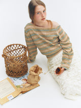 Tiered Midi Skirt (Cream)