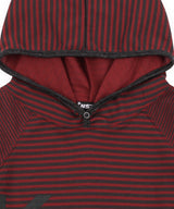 KIFF Stripe Hooded Long Sleeve (Red) K25QB663