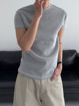 PD Ribbed Muscle Fit Short Sleeve T-Shirt (3C)