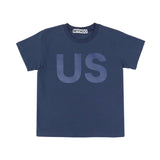 " US " Tシャツ ( ネイビー )
