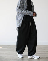 SIO WALK WIDE PANTS BK