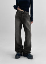 [B-DENIM] ノンスパンブーツカット 028