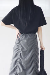 (Unisex) マリンペインティングオーバーフィットショートスリーブTシャツ