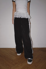 A-line lace layered skirt