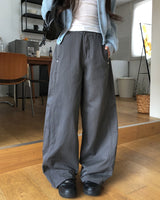 Teak Rivet Pocket Balloon Cotton Pants