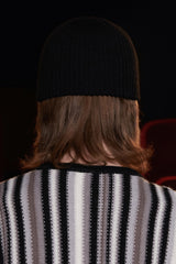 CLASSIC LOGO BEANIE / BLACK