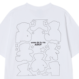 25SS ベアドールラインアーカイブショートスリーブTシャツ ホワイト