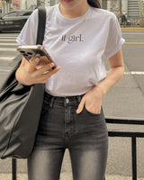 バージンレタリング半袖Tシャツ