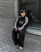 Corel Two-Way Raglan Knit Zip-Up