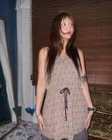 (2color) Wood Nep Long Bustier