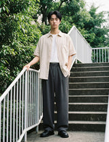 26SS★ クリーンワンタックバンディングワイドスラックス