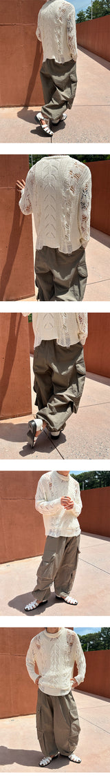 [S/S] Multi cargo nylon pants (3color)