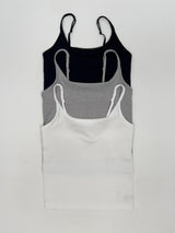 Lace Ribbed Bra Top Sleeveless