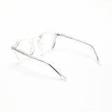 Horn-Trimmed Transparent Glasses Y.LAB 04 C18