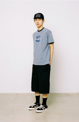 ヘブン5リンガーTシャツ - グレー