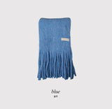 #Fluffy Hairy Wide Scarf Muffler (11color)