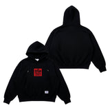 [STGM youth] スクエアフーディー BLK /  BRN / MLG / WMG