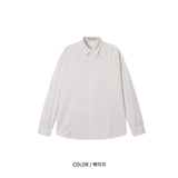 LMN Ver オーバーサイズフィットピグメントシャツ (5 colors)