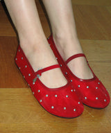 NEW Bliss 0025. Studded Mesh Flat - 2colors