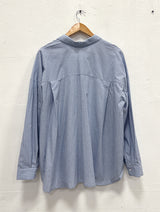 HOMME NECK POINT STRIPE SHIRT