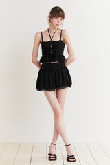 LILY MINI SKIRT black