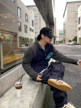 No.1010 クローバーニットファスナーカーディガン