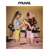 muva. プリーツ レトロ 2WAYショルダーバッグ