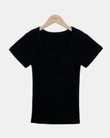 ラピノ Uネック 半袖Tシャツ