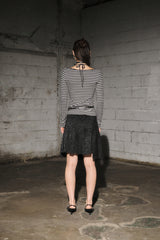 jacquard skirt (black)