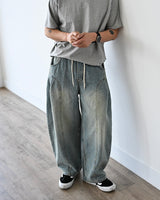 GJ THIN CURVE DENIM PANTS