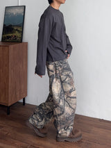 Curved Tree Wide Pants (2color) (No.1002)
