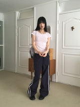 Mue ベーシックライン半袖Tシャツ