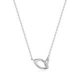 [Worn By ASTRO MJ,Dohyun Shin] Wave Link 925 Silver Necklace N044-01H