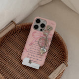 [Mademoment] spring lettering design iphone card case