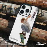 ヒップ ピクセル スケートボード エポキシ バンパー iPhone ケース