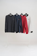 Romaju Wappen Stripe Long Sleeve T-Shirt