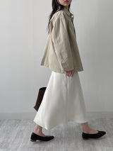 Gomez Satin Mermaid Long Skirt