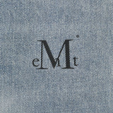 NOVA BACK LETTERING WIDE DENIM PANTS