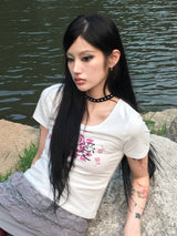 Me愛 - Me愛 Tシャツ (マゼンタ)