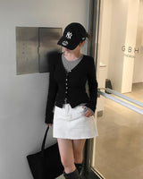 Recipe Long Sleeve Knit Cardigan