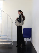 コーデュロイストラップパンツ (BLACK)